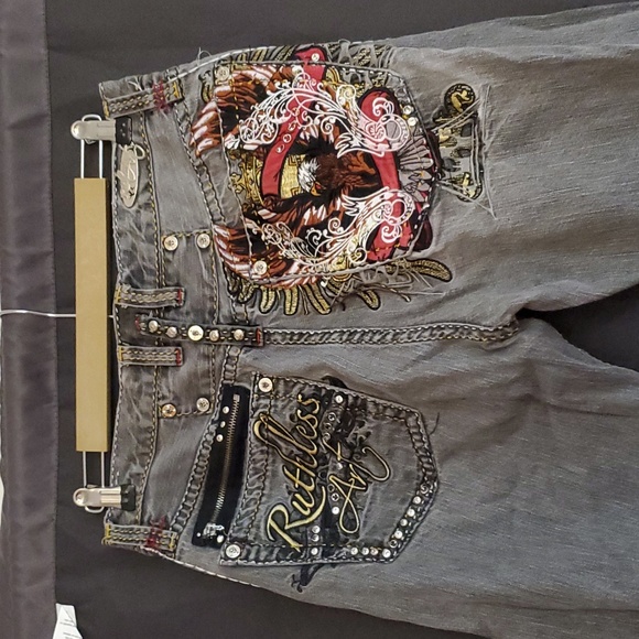 Ruthless Demin Jeans with eagle pocket - Picture 4 of 5